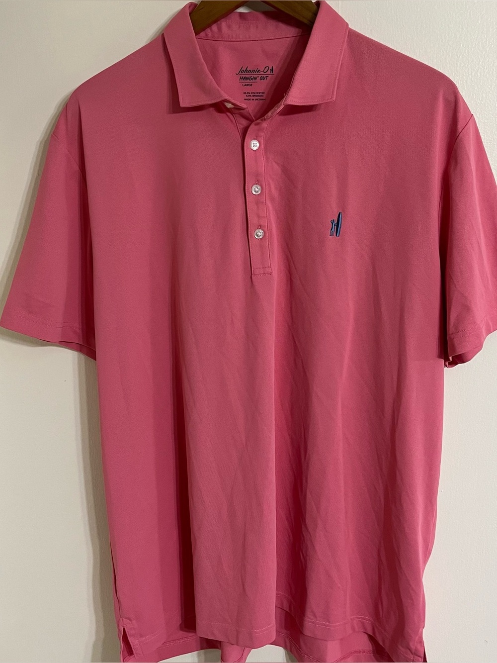 Johnnie o hanging out polo shirt men’s large L - Picture 2 of 3